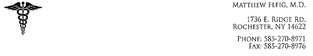 Matthew Fleig, M.D. Family Medicine