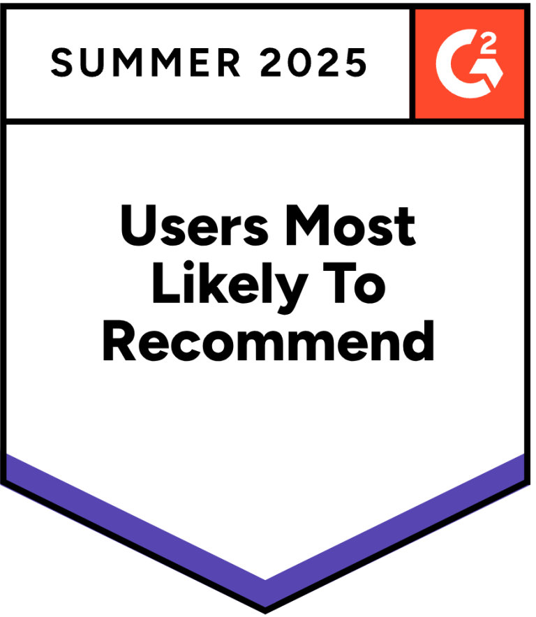 Users Most Likely To Recommend G2 Badge for MEDENT