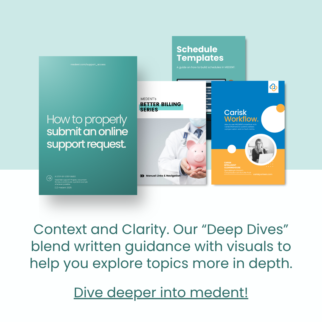 dive deeper with medent