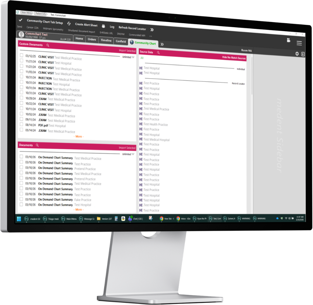 medent's Community Chart