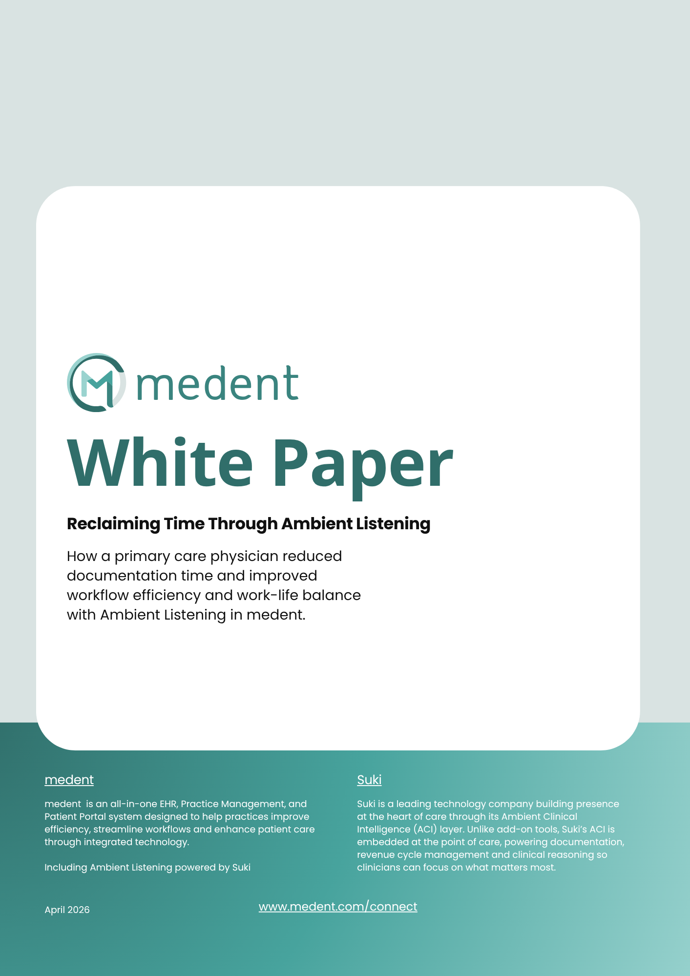 Ambient Listening White Paper - Dr. Michael Sojka