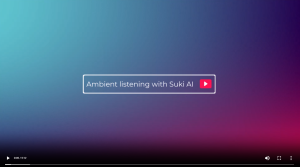 With as little as one click, Suki can listen in on a patient encounter and generate a structured note in MEDENT.