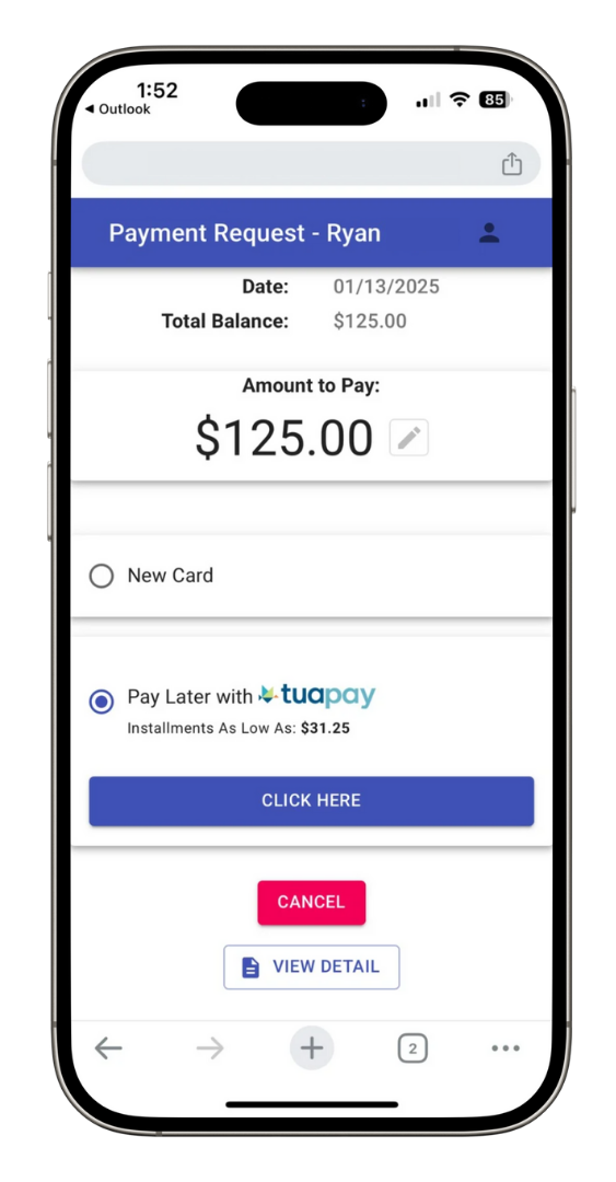 Delay patient payments with MEDENT and TuaPay